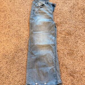 Boutique Light Blue Women's Wide Leg Jeans